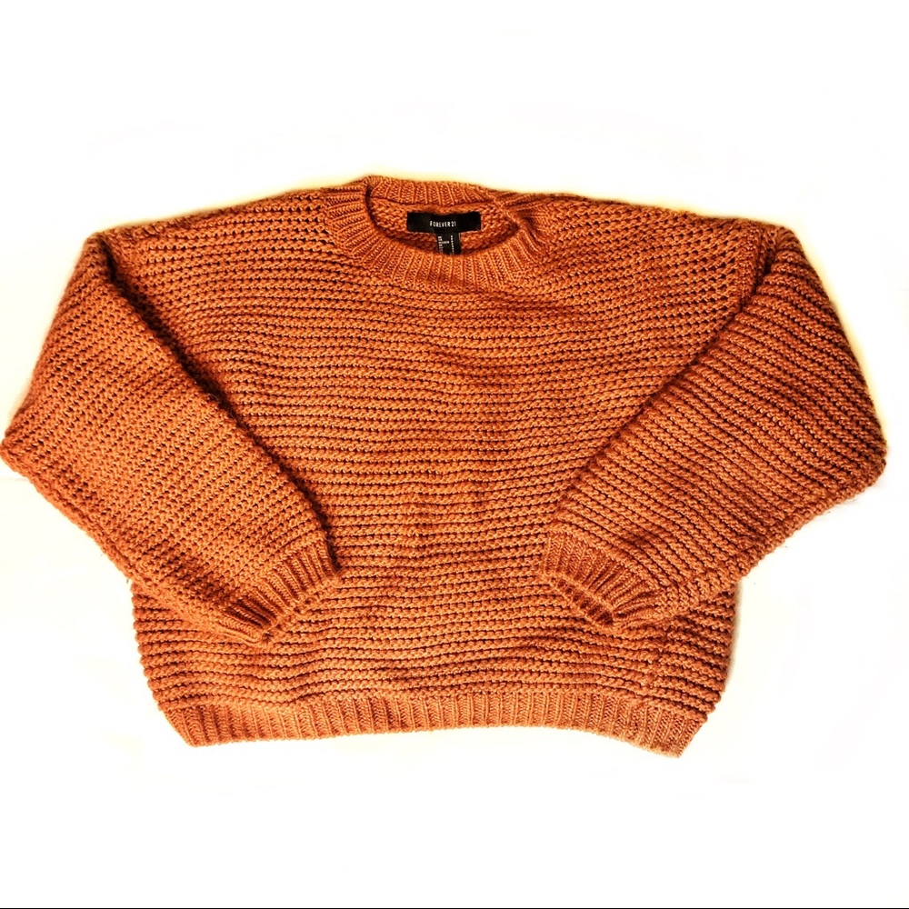 🍁Chunky Knit Crop Sweater